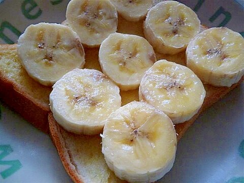 簡単☆バナナトースト